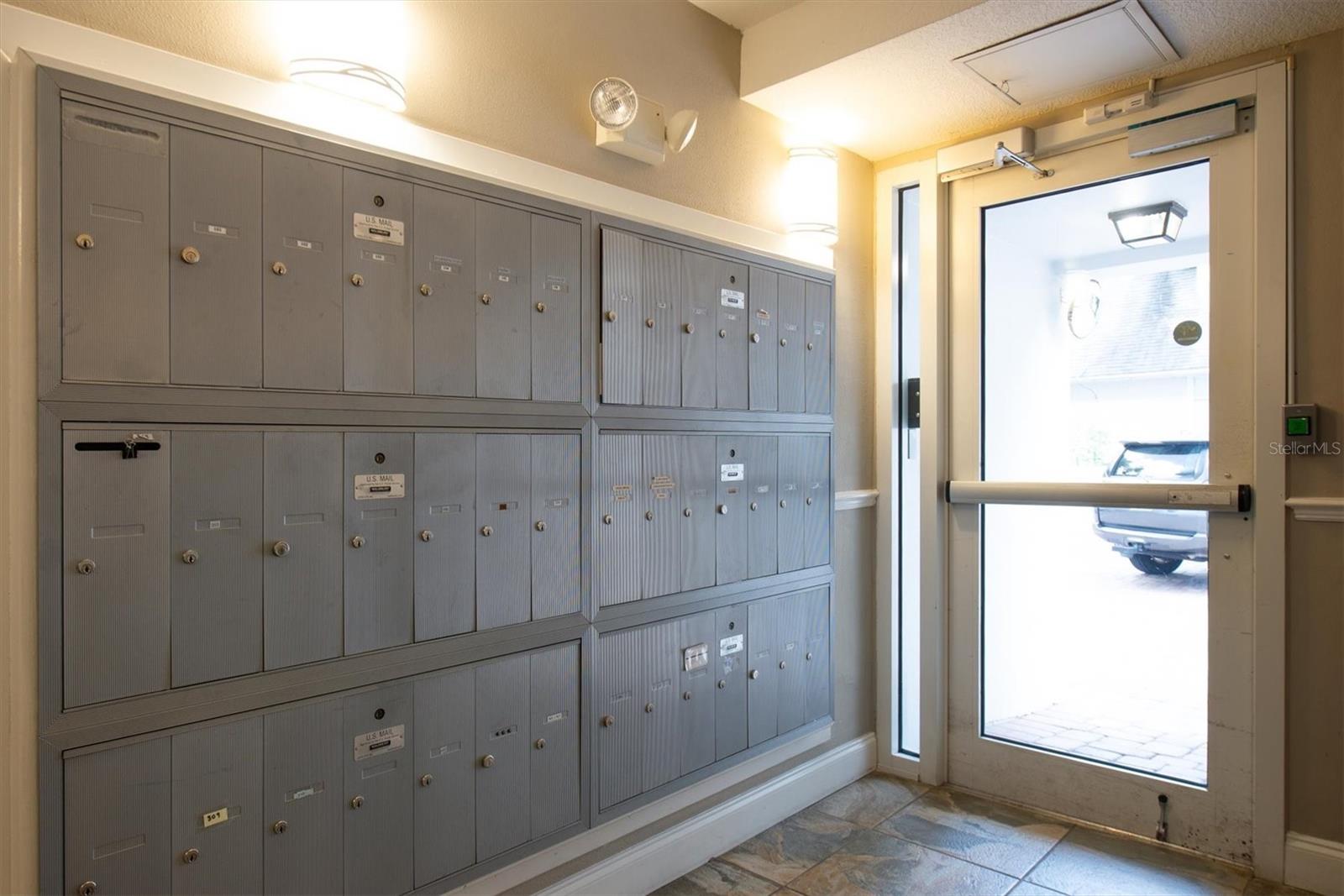 Secure mail & package delivery.