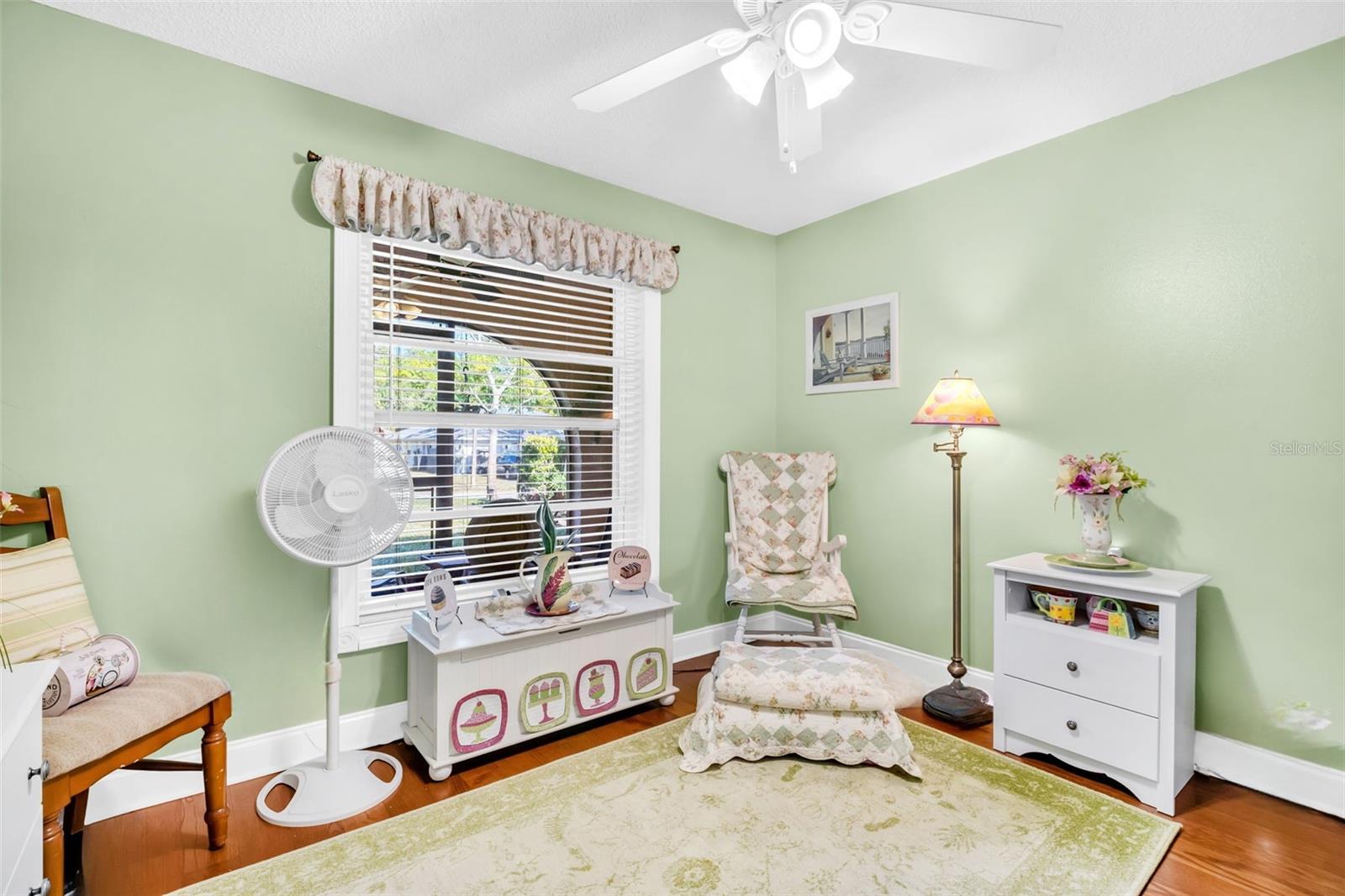 The 2nd bedroom is perfect for a guest suite, office, or craft room~