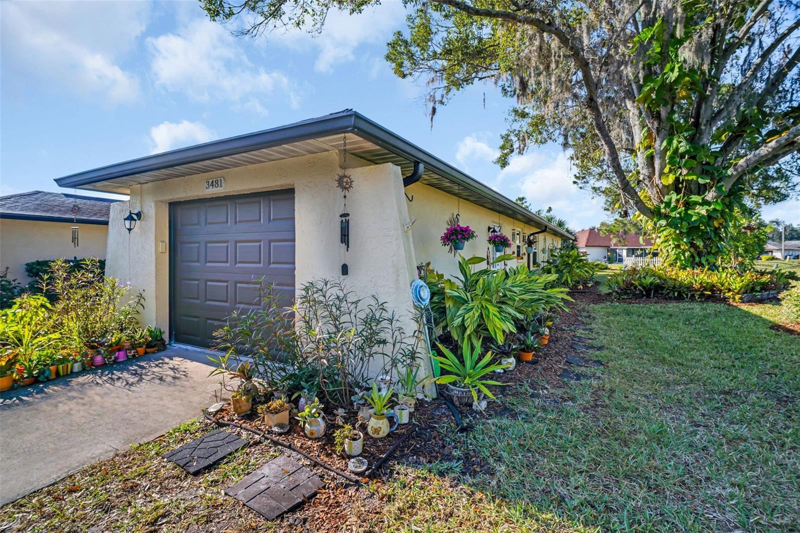 Attached 1-car garage & private driveway~