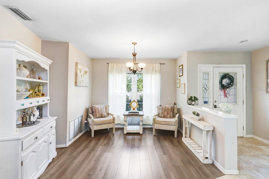 Peaceful sitting area