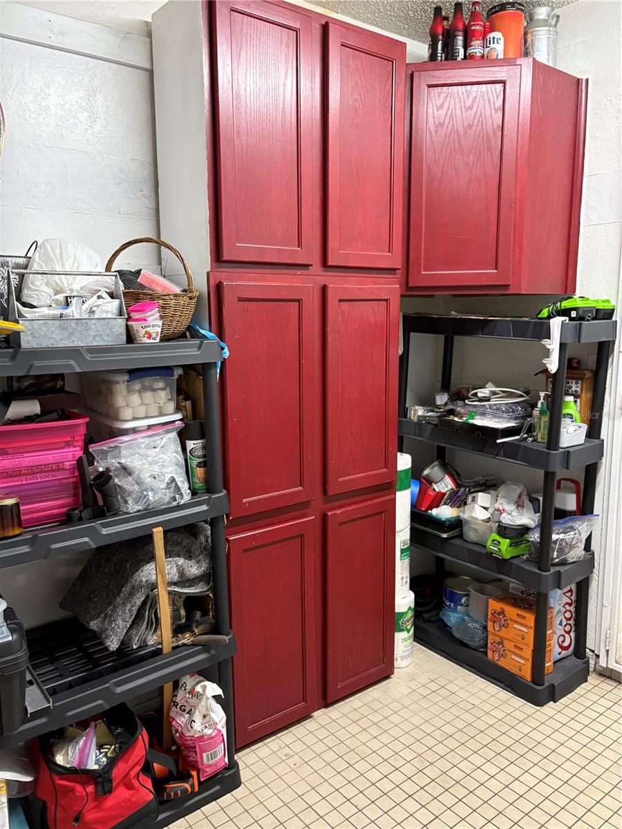 Pantry in Laundry Room