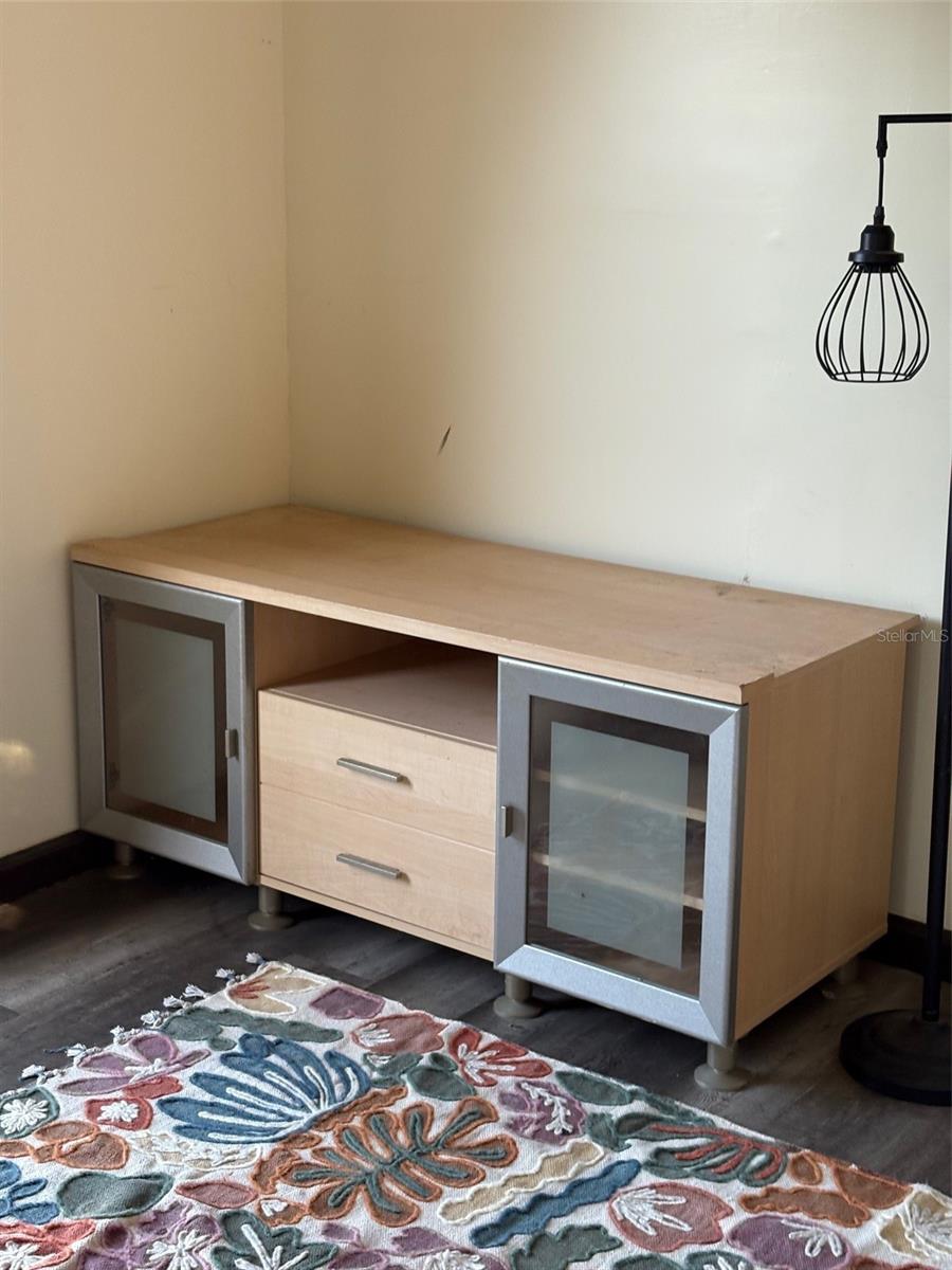 Decorated sleeping area