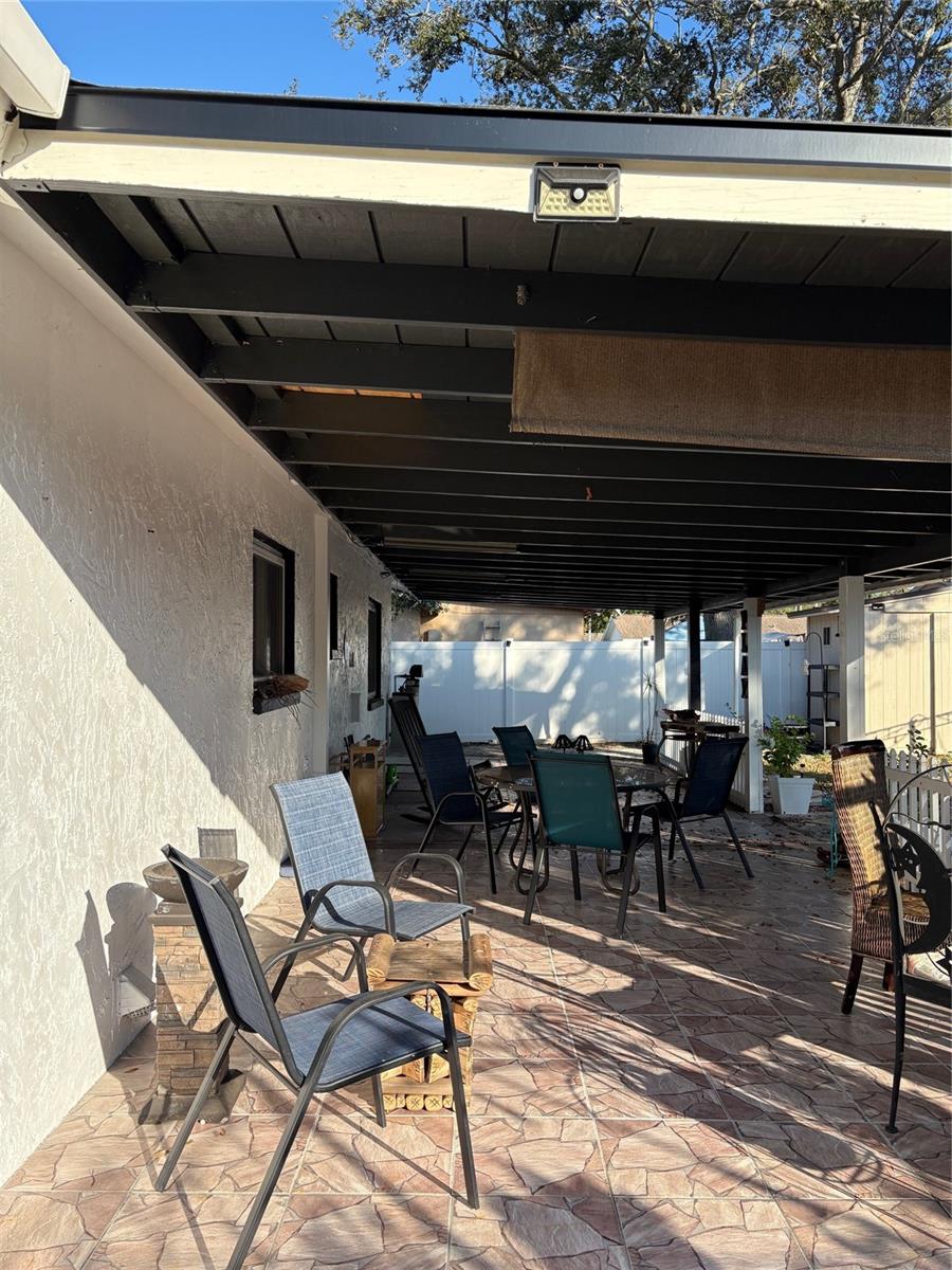 Full New roof over the oversized patio Patio