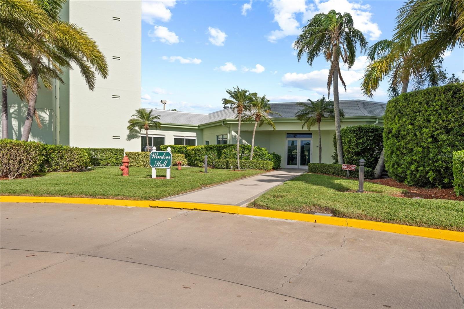 Windsor Hall connects the East and West Buildings.