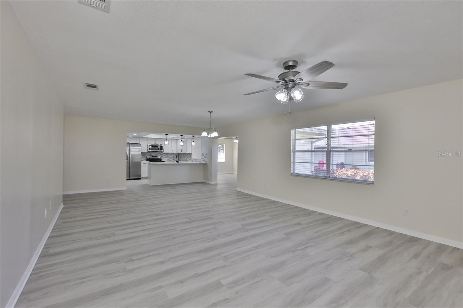 Living Room looking toward the Kitchen