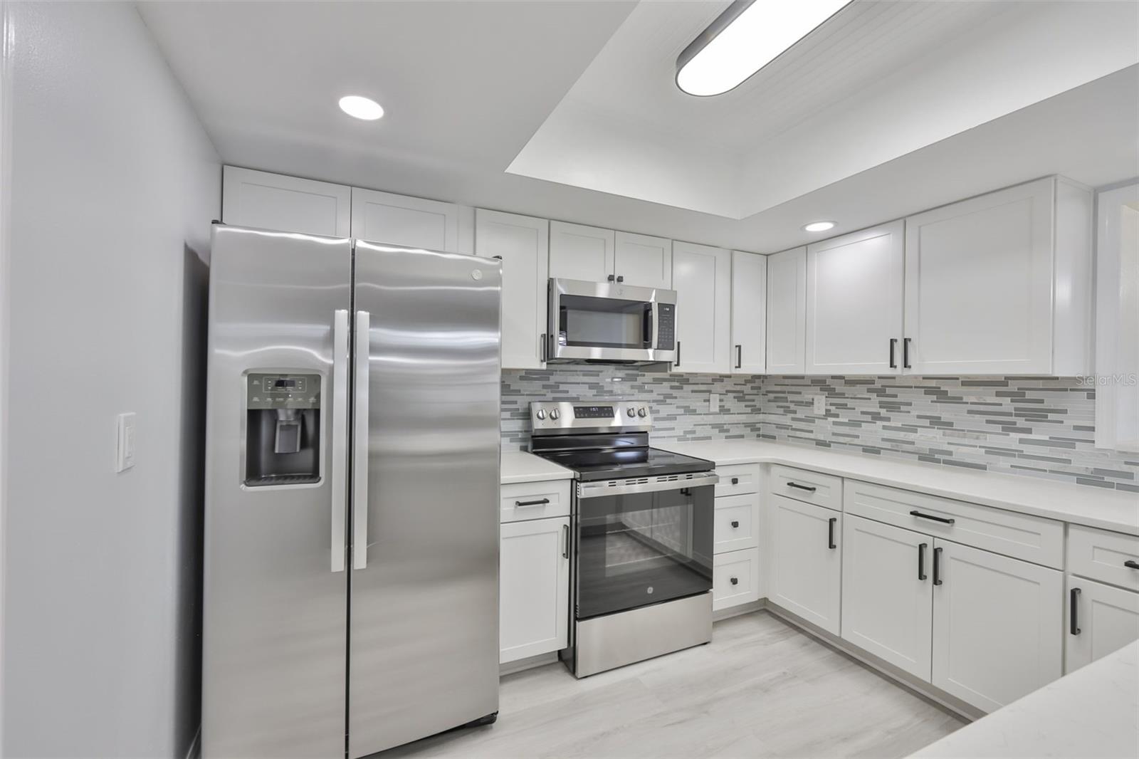 Looking in from the Laundry Room into Kitchen