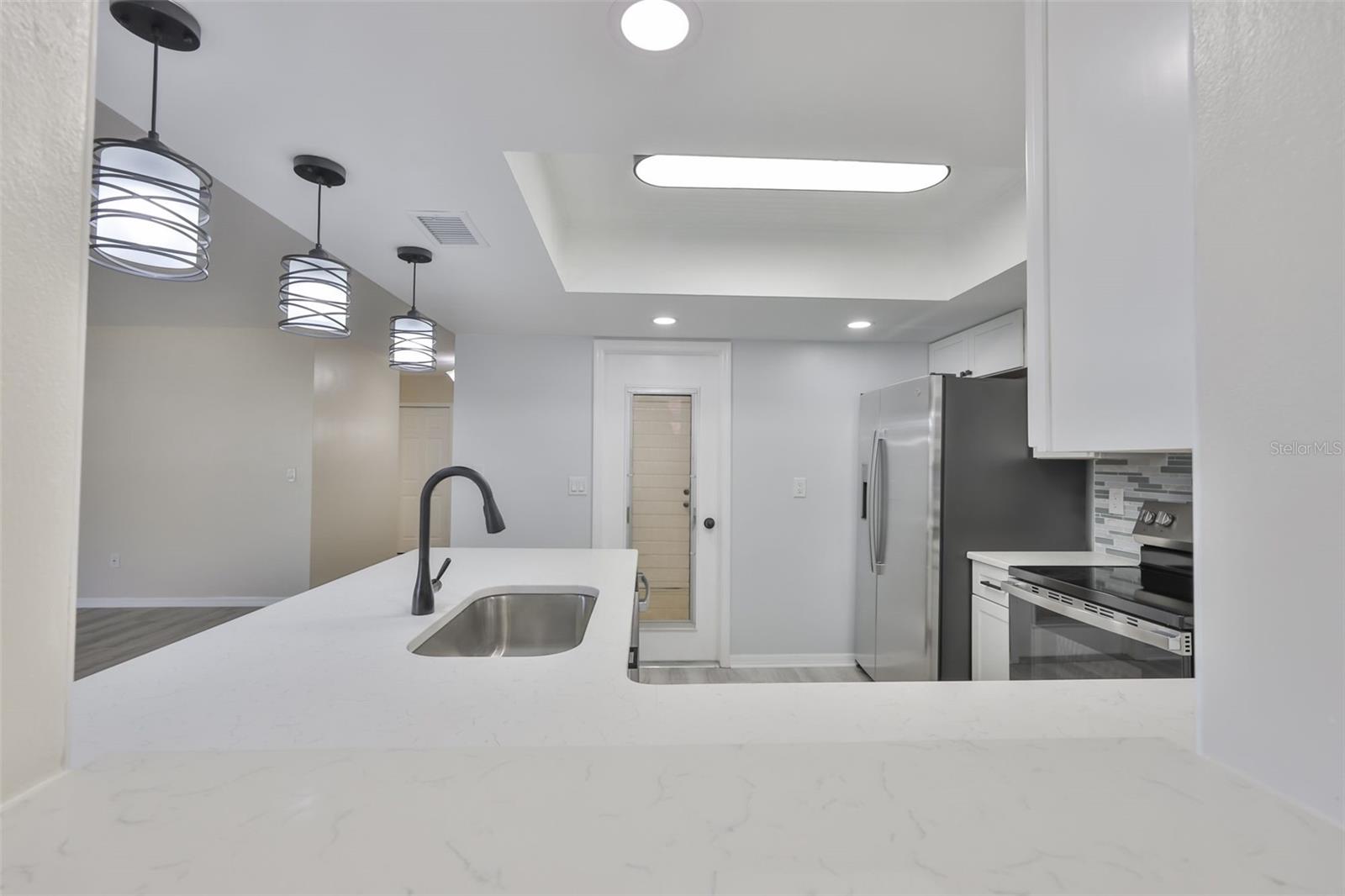 Looking in from the Family room