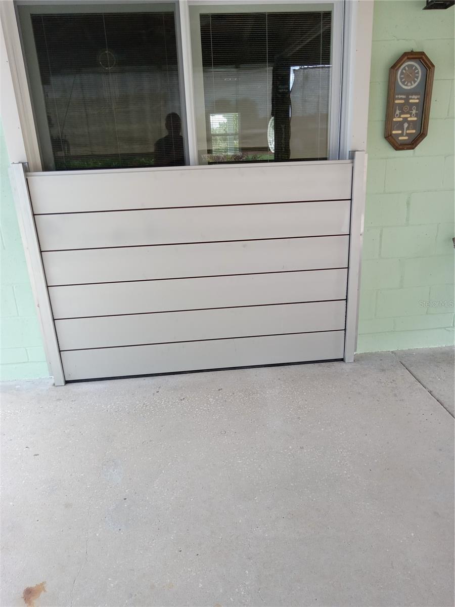 Flood Barrier as installed