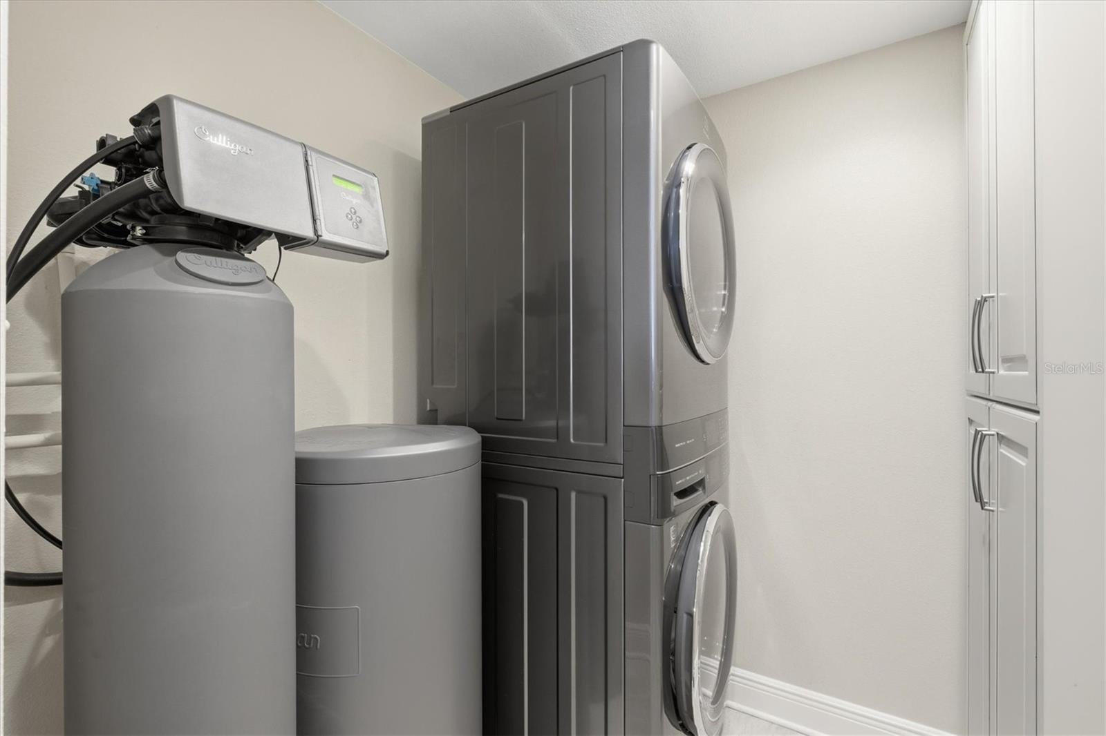 New Water treatment and Washer and Dryer