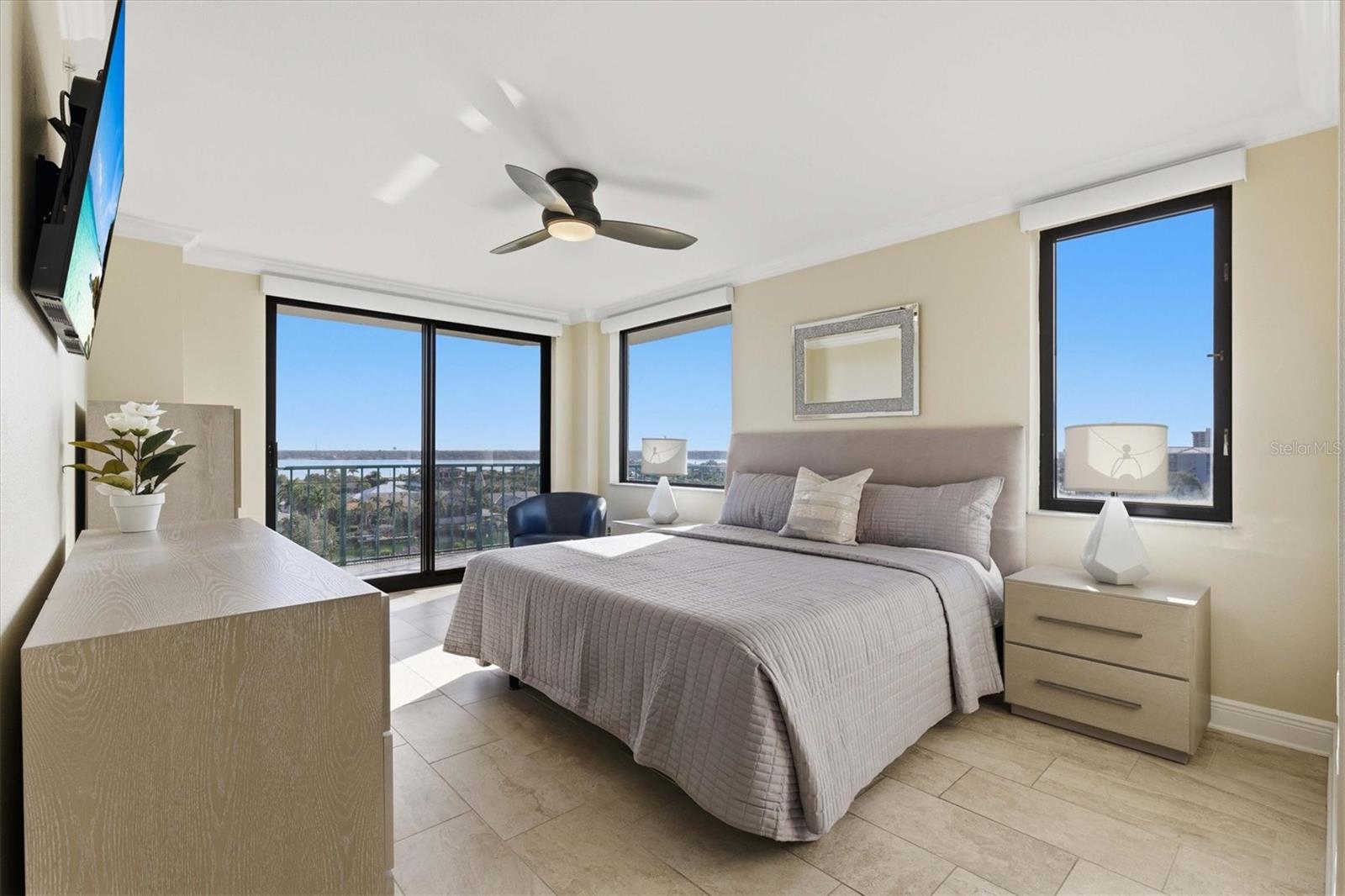 Primary Suite with View!