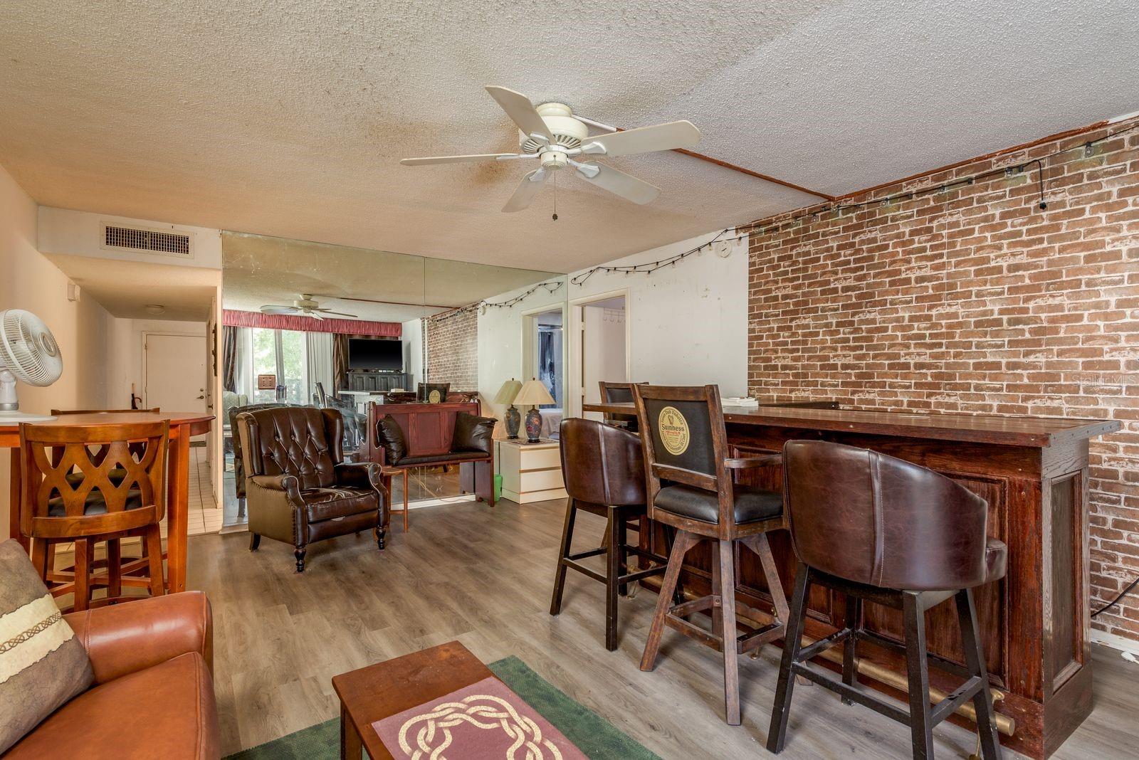 Living room and Kitchen