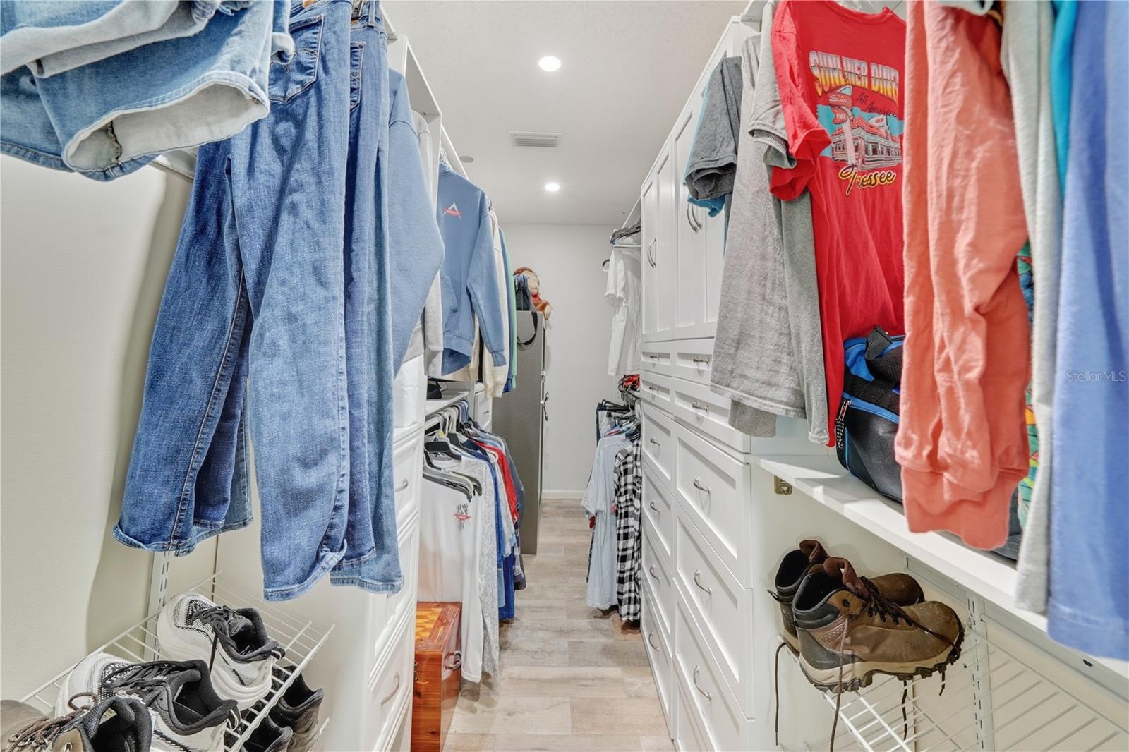 Master bedroom closet