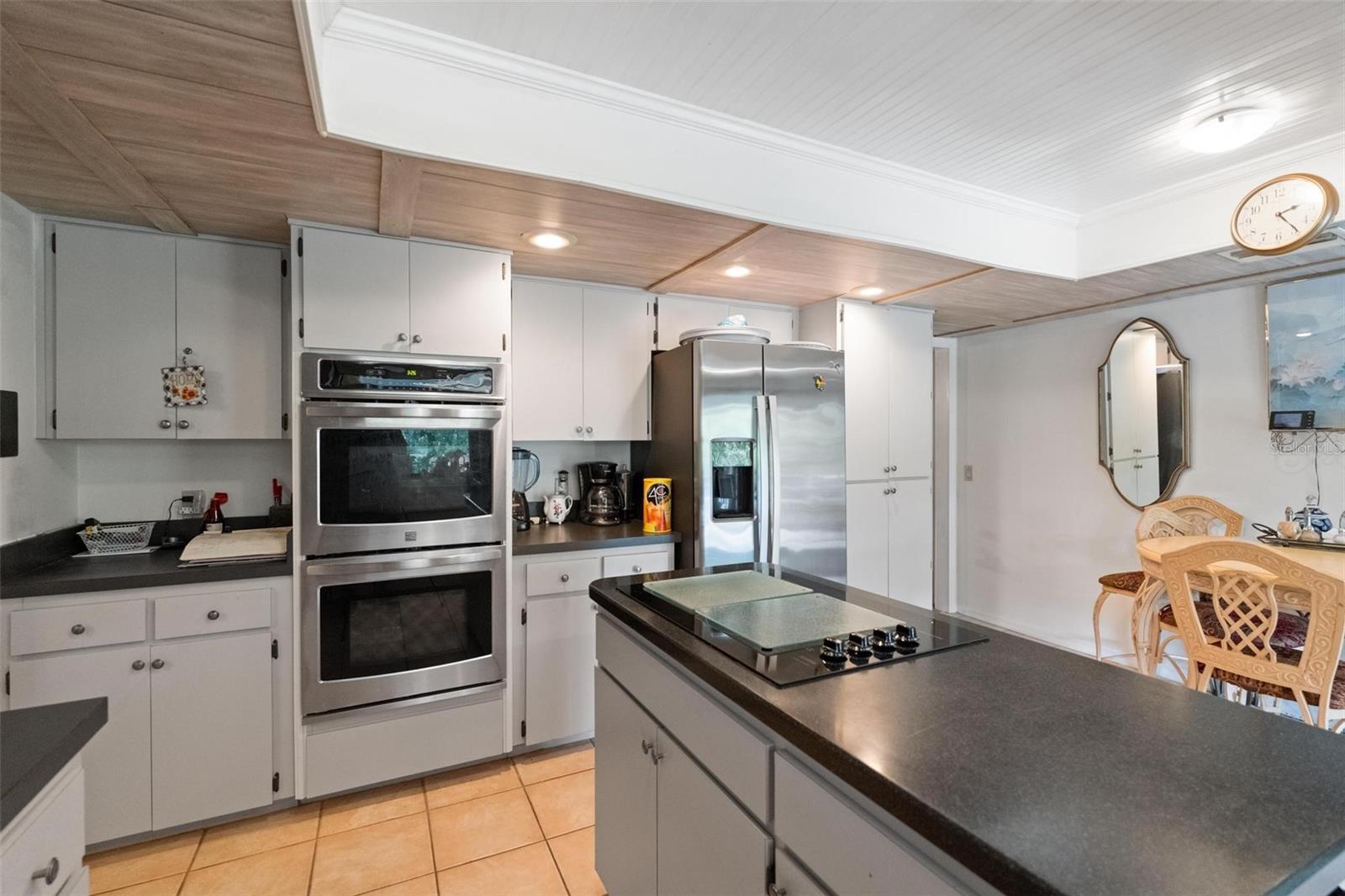 Built in Stainless Steel Appliances.