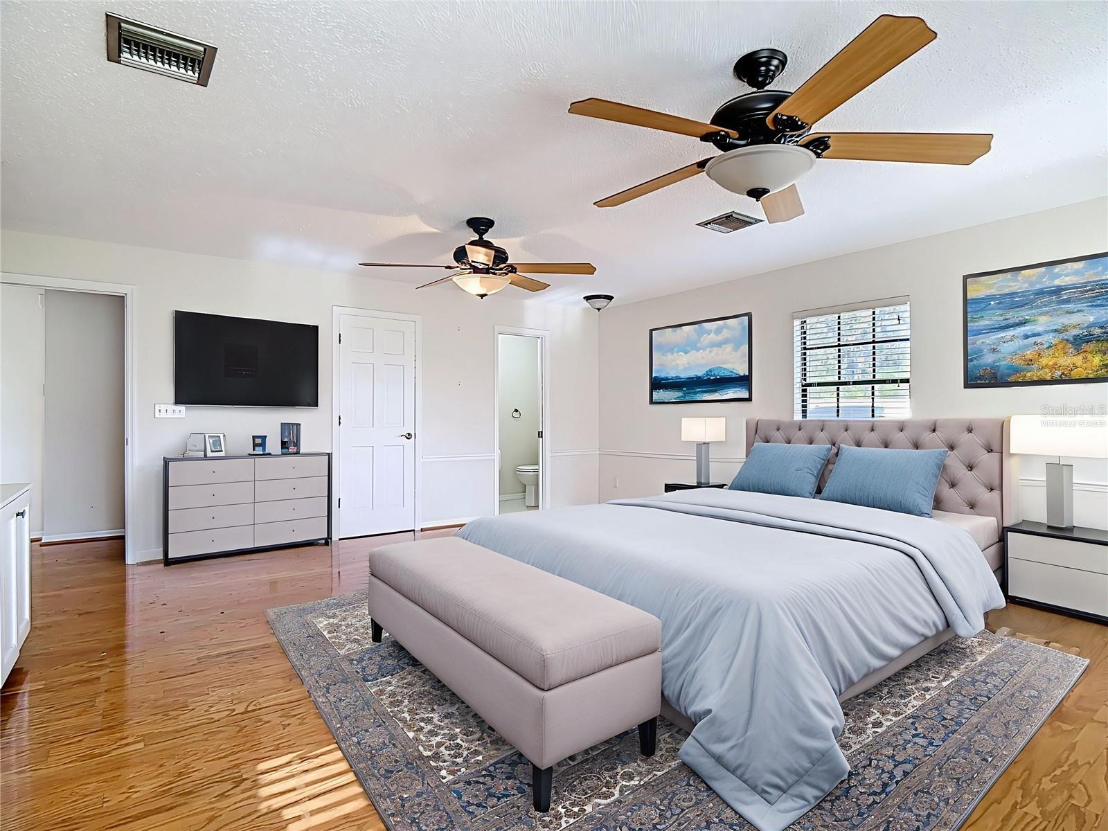 Virtually staged to display potential