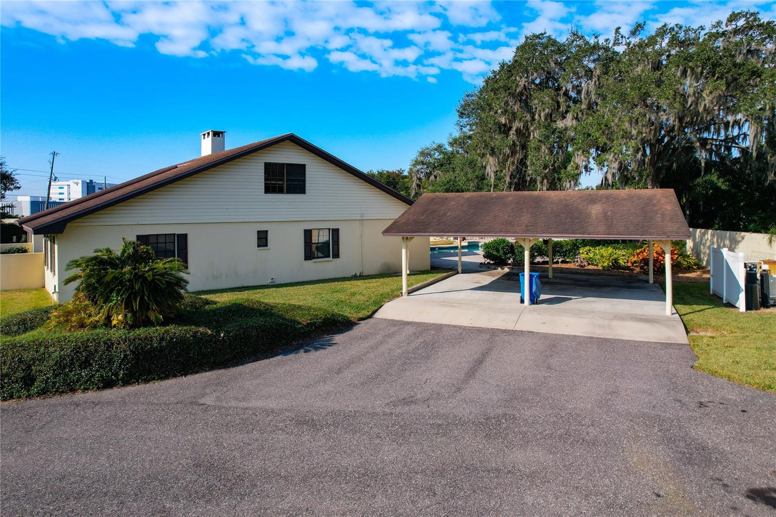 Carport - right of house
