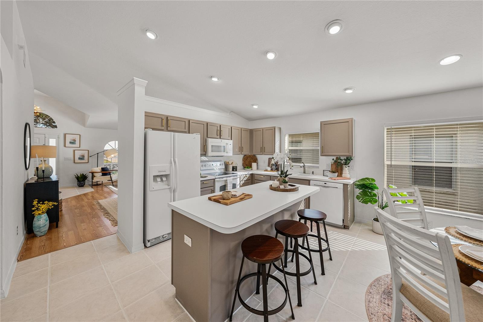 Kitchen with Large Center Island