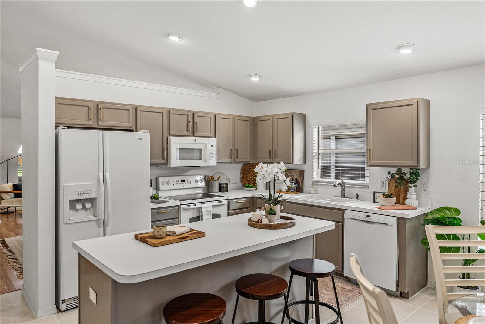 Kitchen with Large Center Island