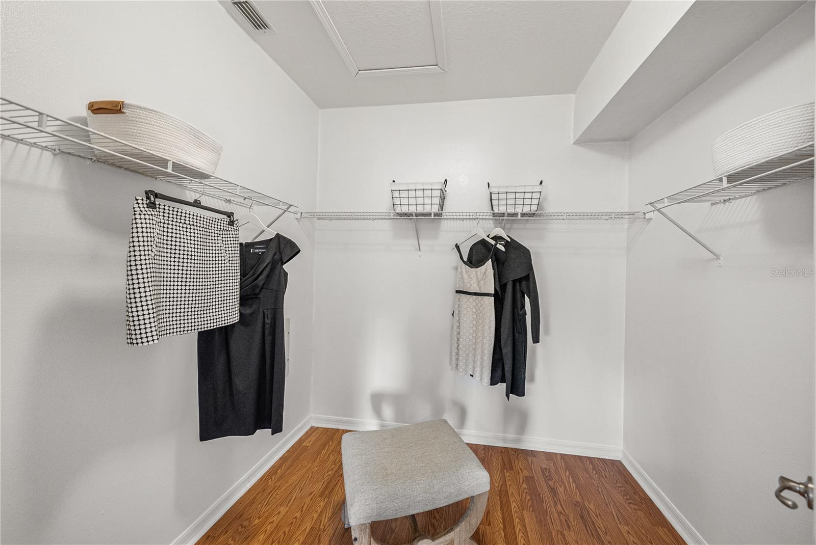 Primary Suite 8X8 Walk In Closet