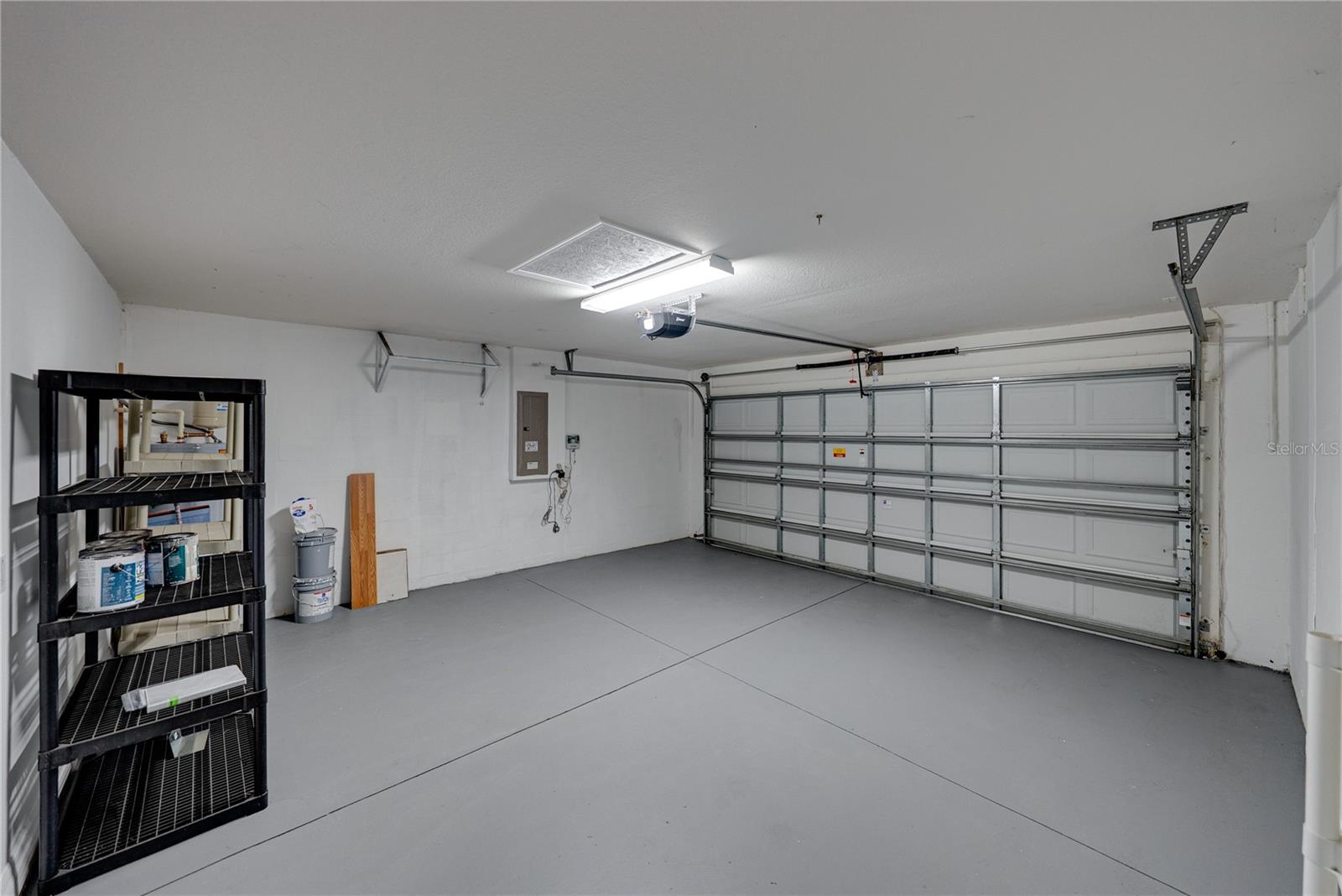 Oversized 2 Car Garage with New Floor