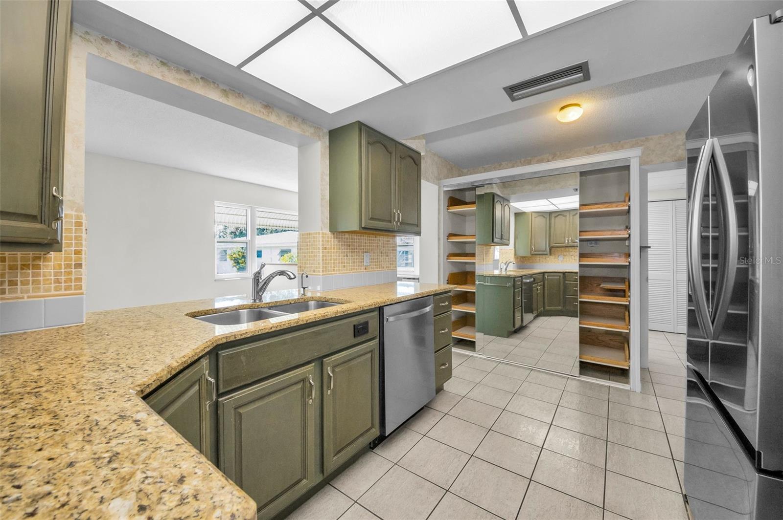 Large, efficient Kitchen