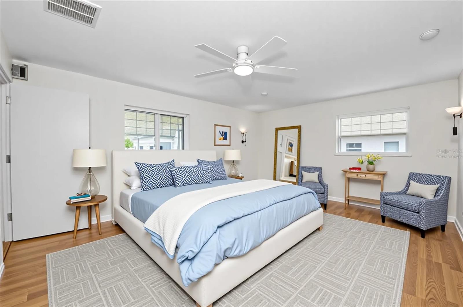 Primary Bedroom Virtually Staged