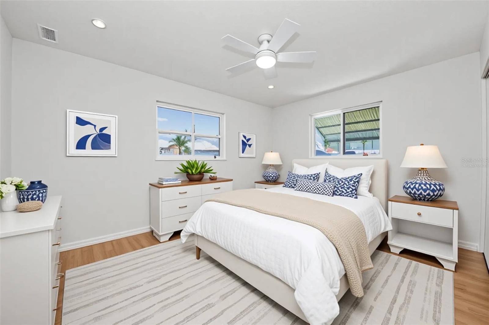 Virtually Staged 2nd Bedroom