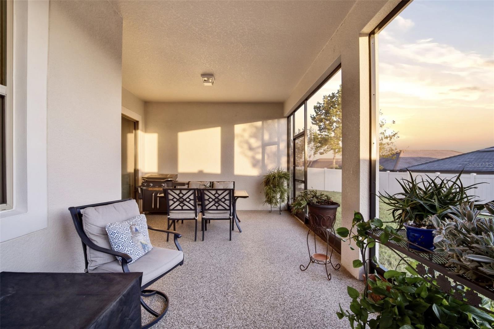 Spectacular SUNSETS from your screened lanai