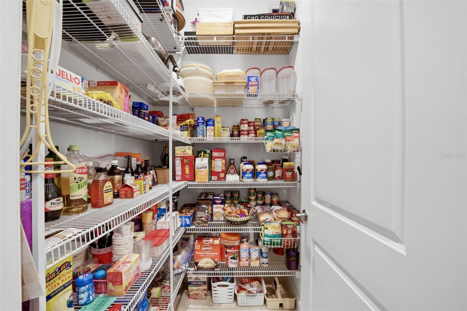 Walk in pantry in kitchen