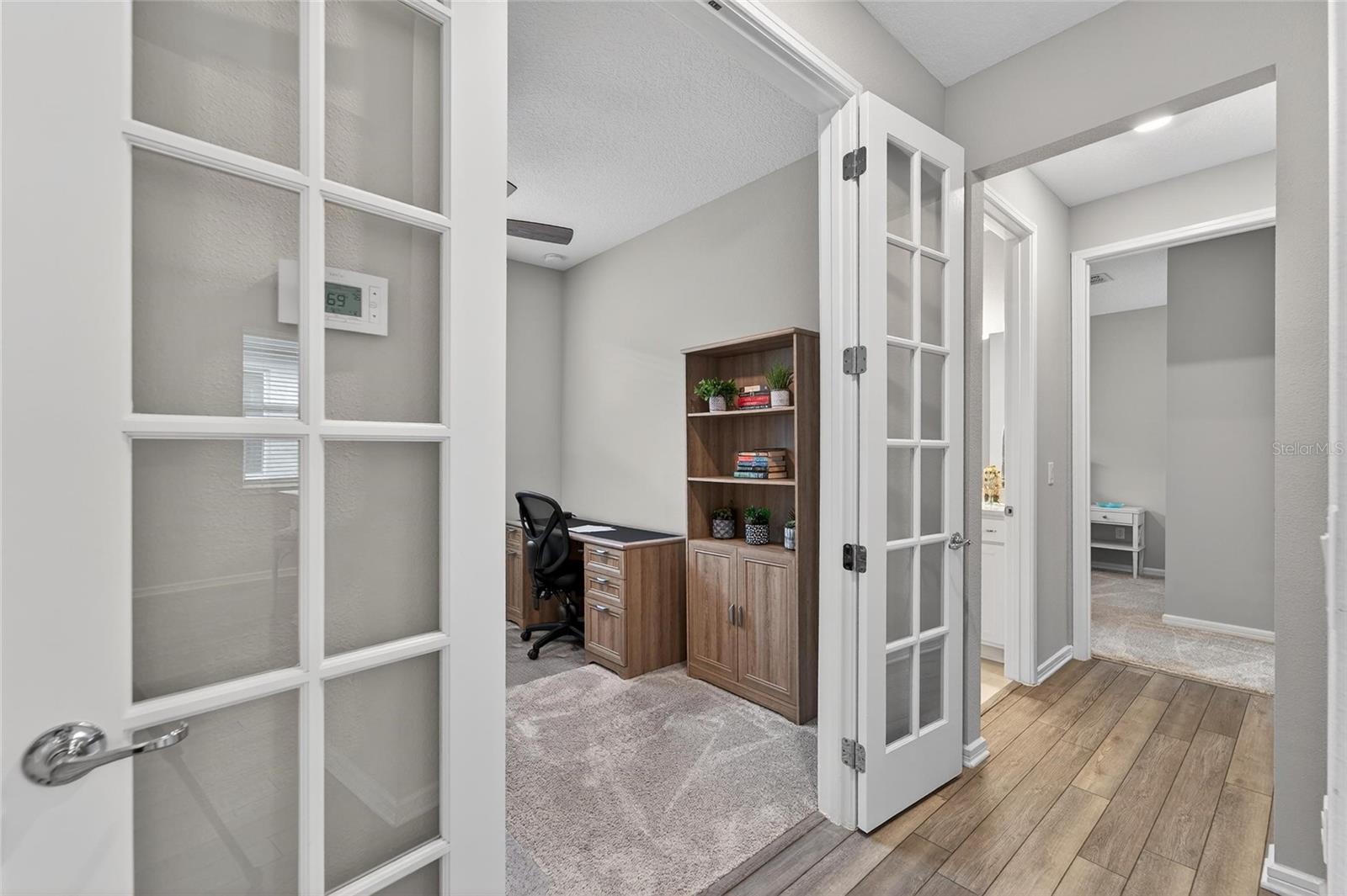 Third bedroom being used as a den