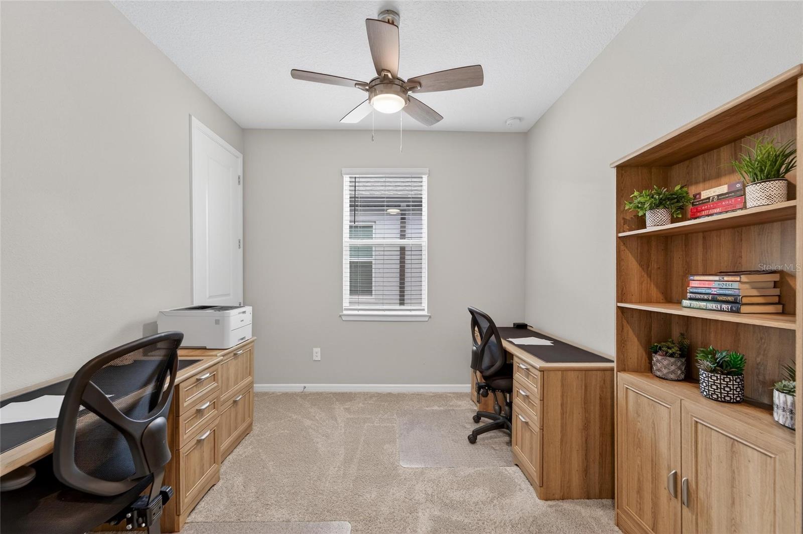 Third bedroom being used as a den