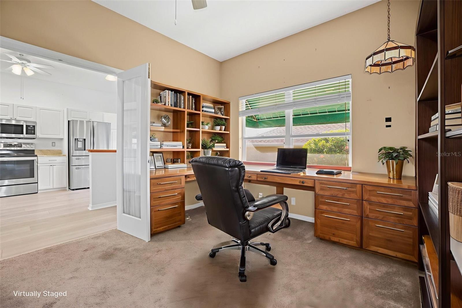 3rd Bedroom / Office with built in desk