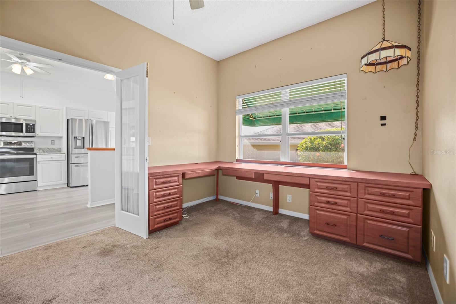 3rd Bedroom / Office with built in desk