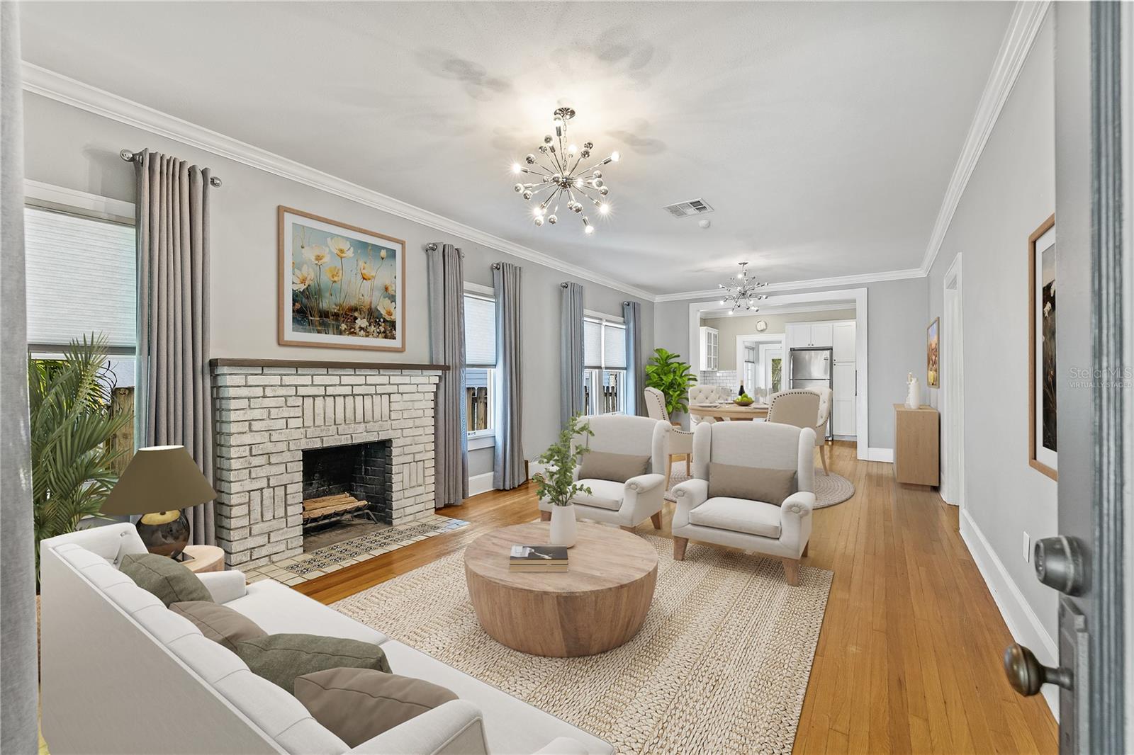 Living Room. Virtually Staged