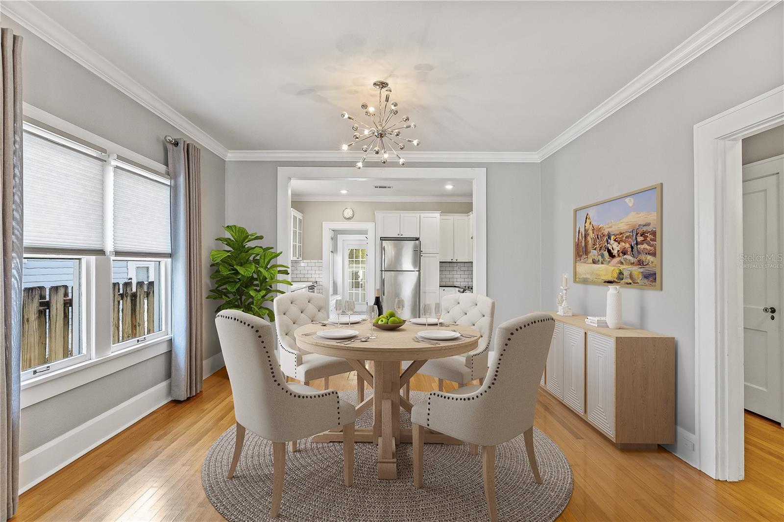 Dining Area. Virtually Staged