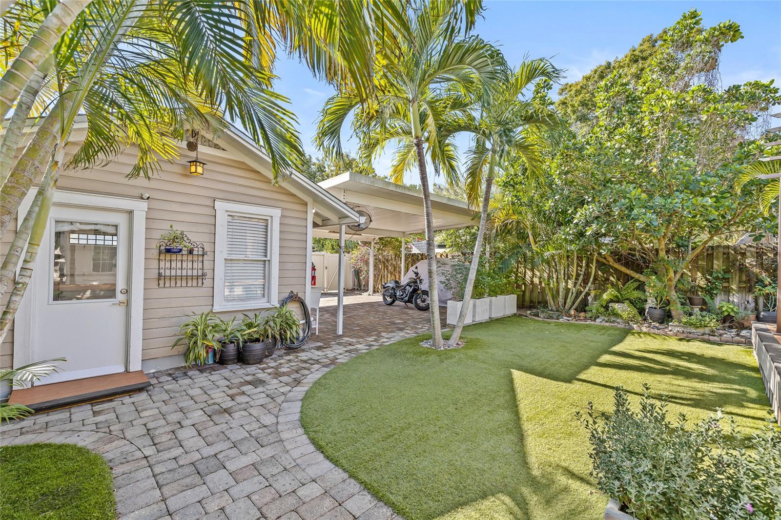 Back Yard and Garage Workshop