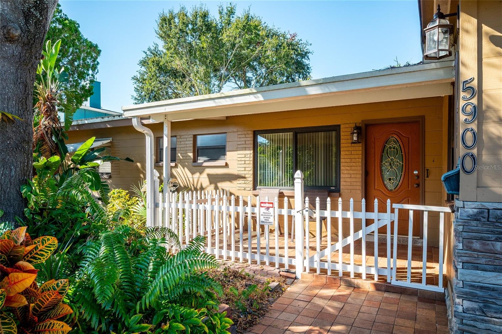 Covered Front Porch.