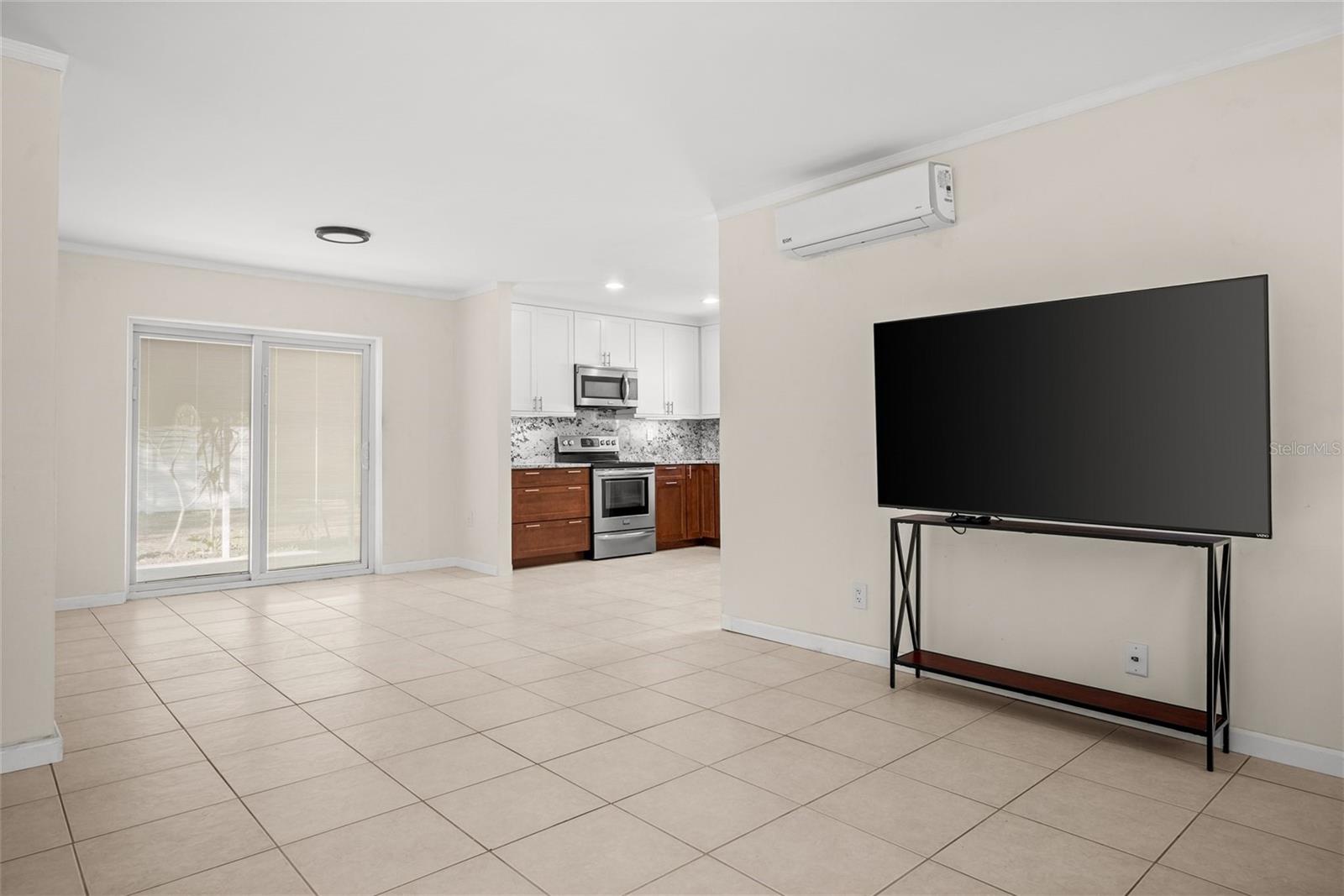 Open Concept Living and Dining Area.