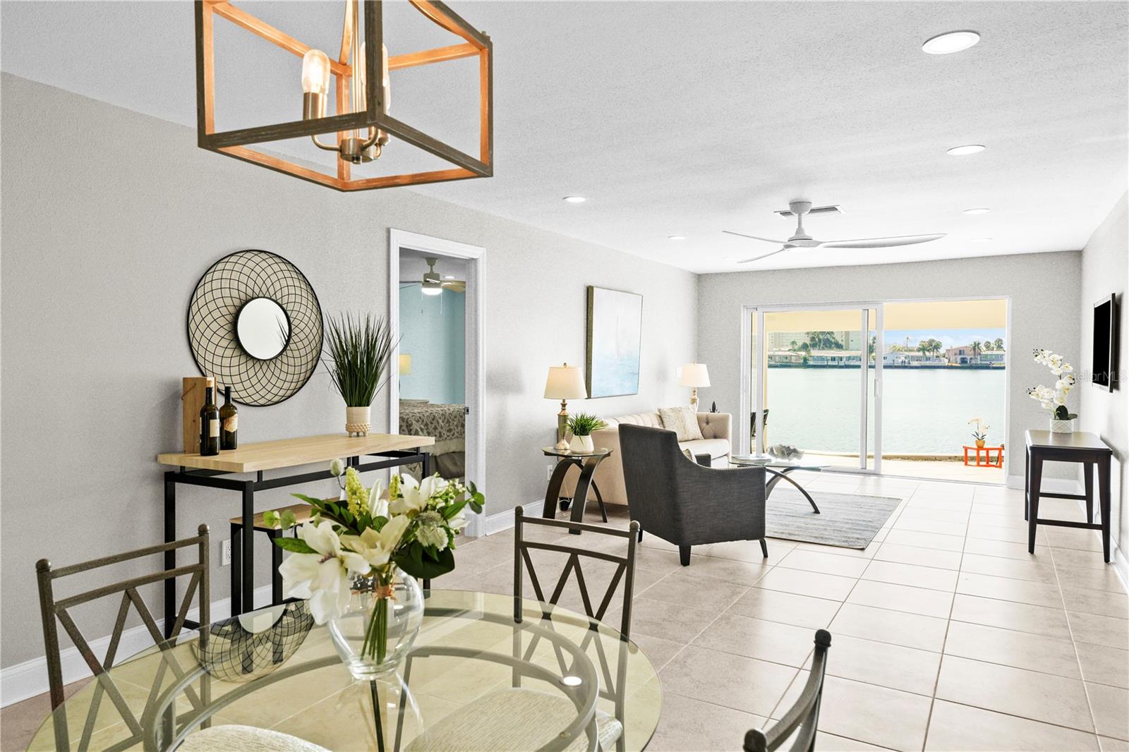 South facing water views!