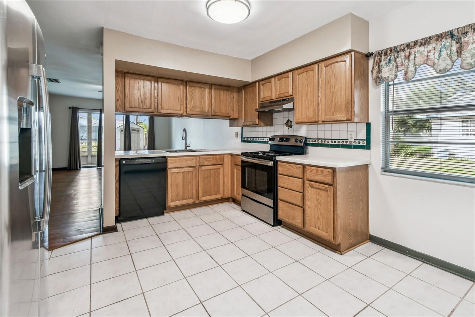 Pass-thru to family Room