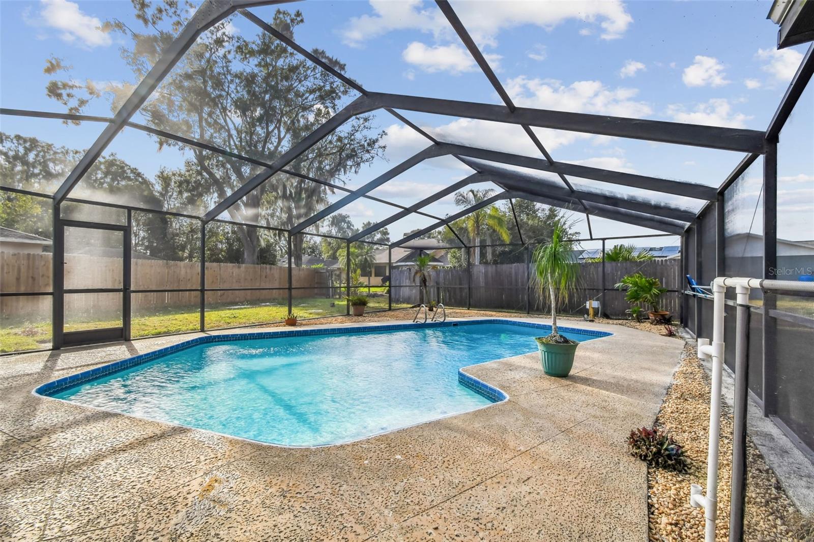 Recently Resurfaced Pool