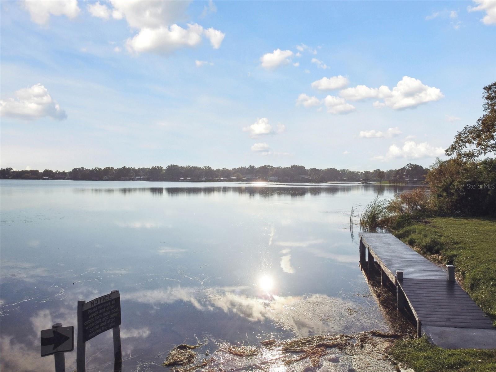 Lake Saxon Park on Ski Size Lake Saxon