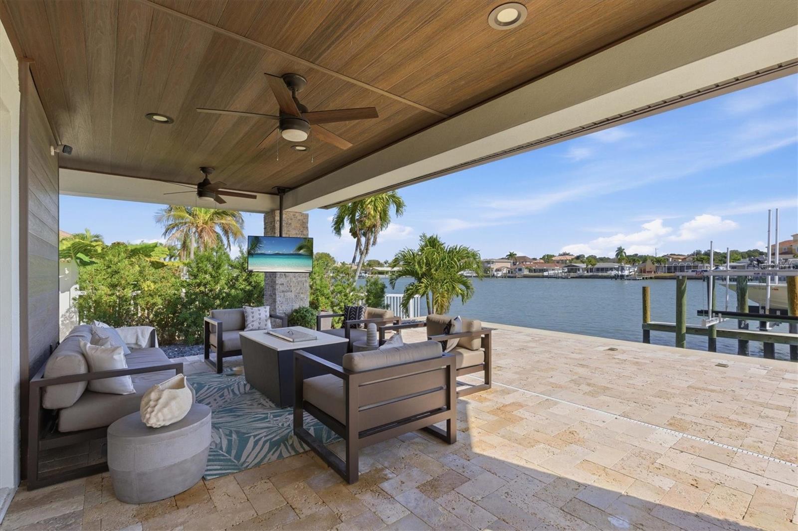 Waterfront Outdoor sitting area