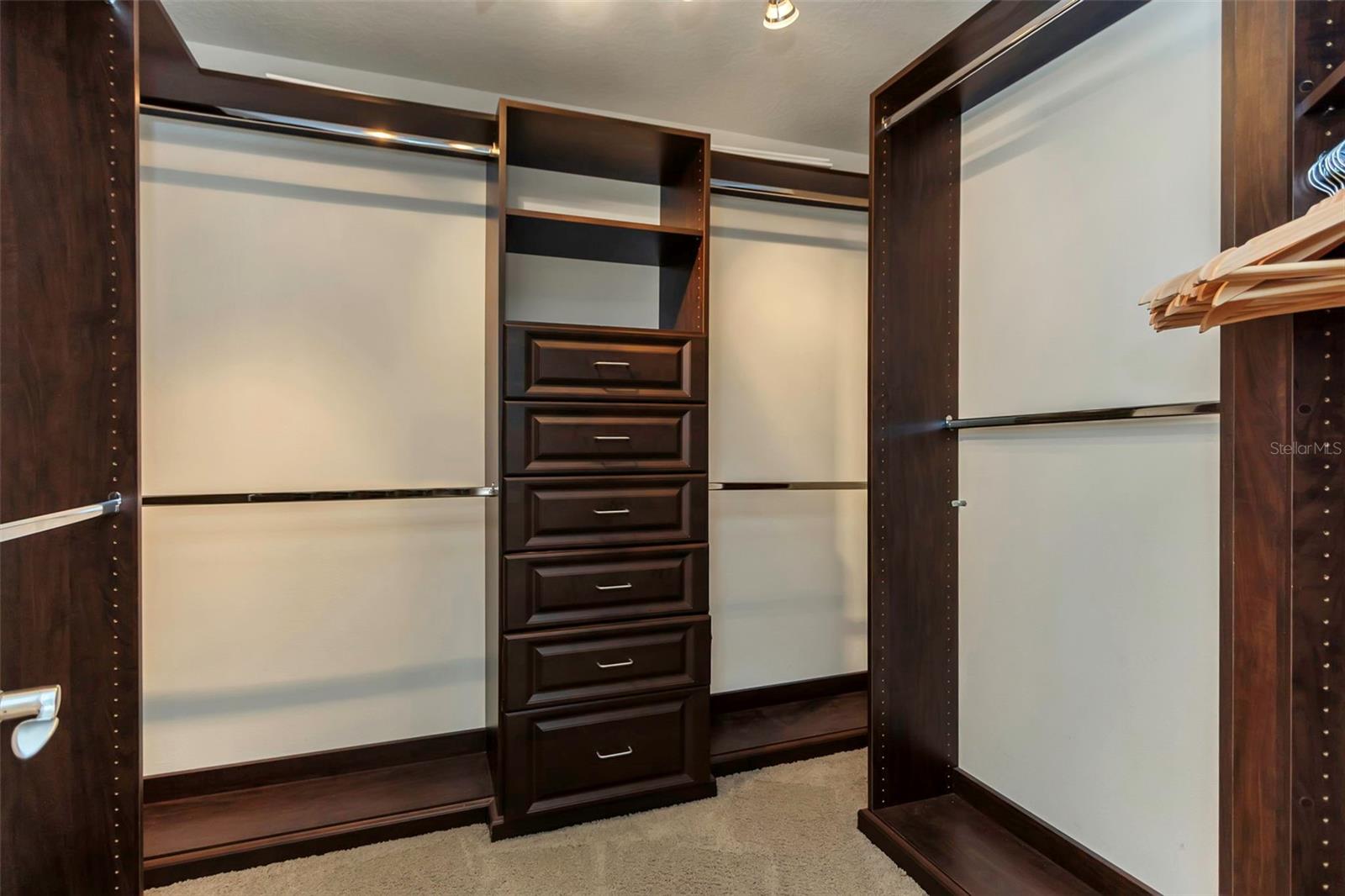 Primary walk-in closet