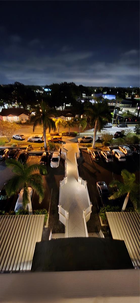 view above main entrance from 6th fl balcony