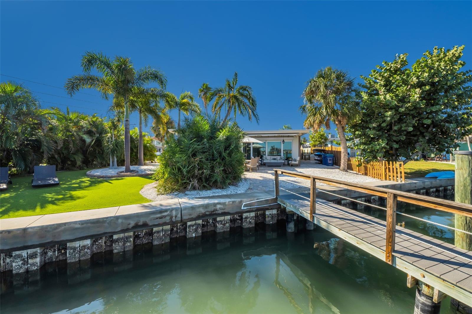 82 feet of seawall (replaced in 2013).