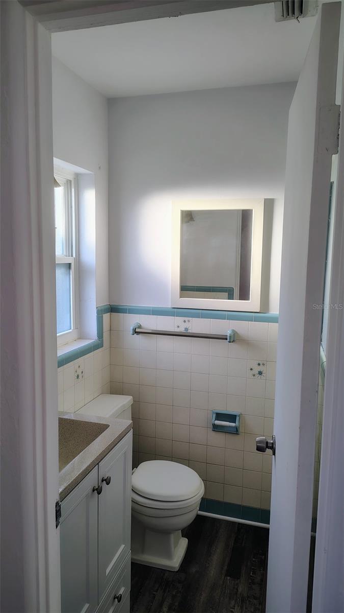 2nd view primary bathroom.