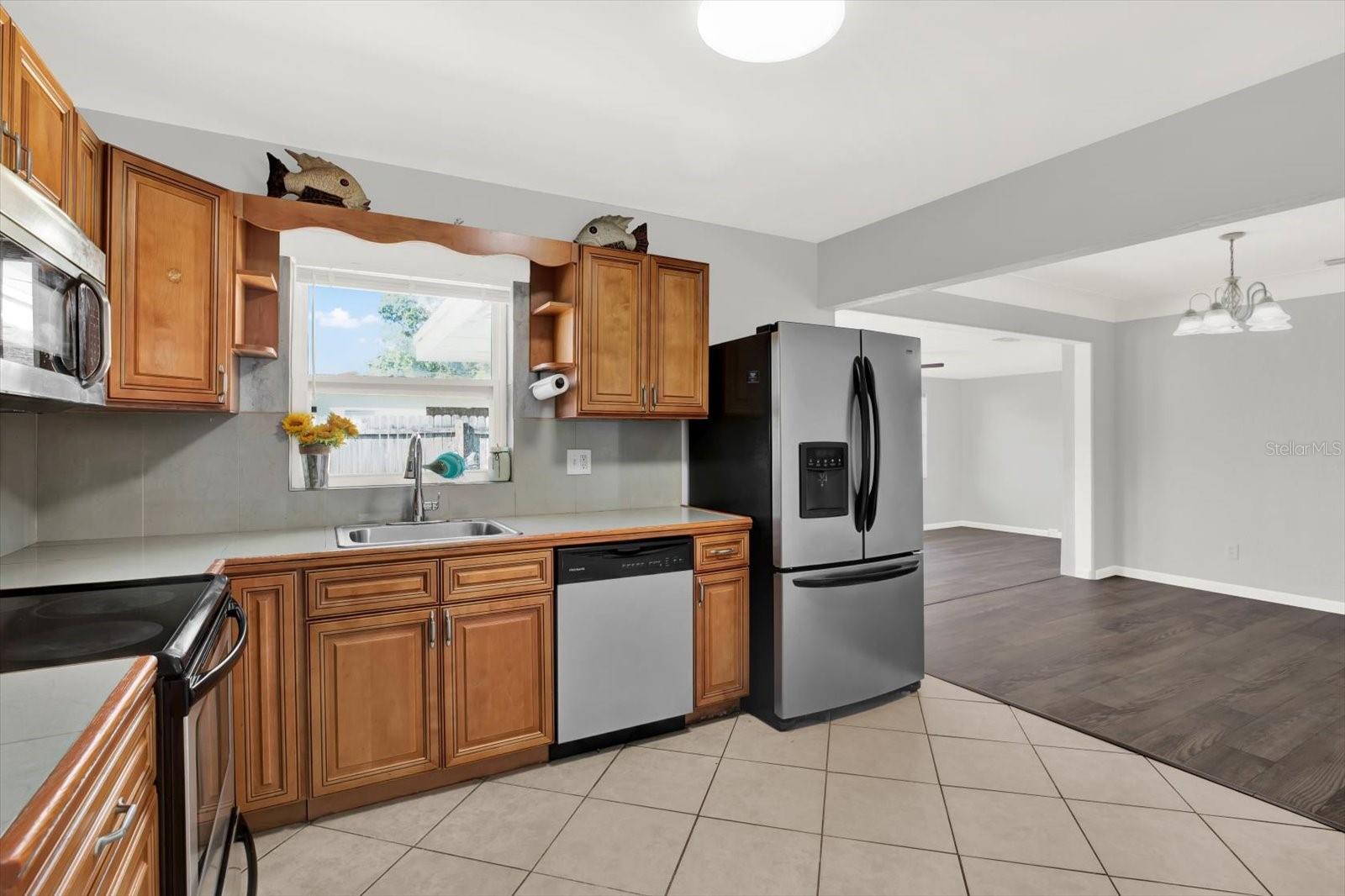 2nd view of kitchen .