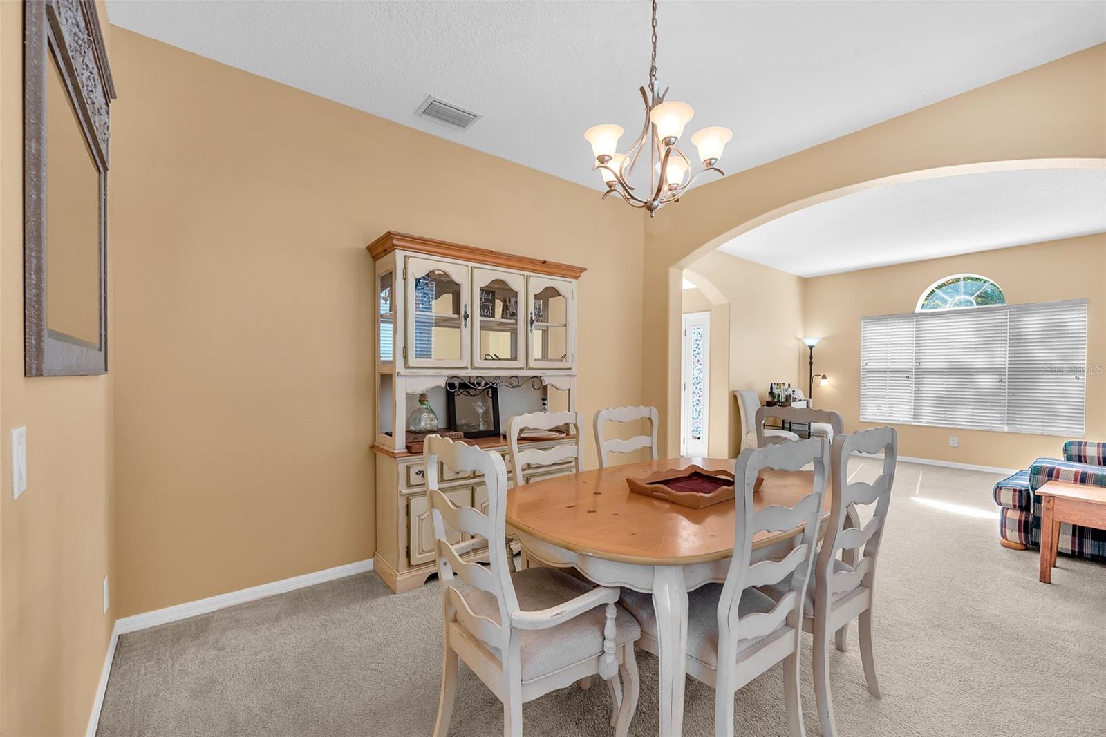 Dining Room just off the kitchen.