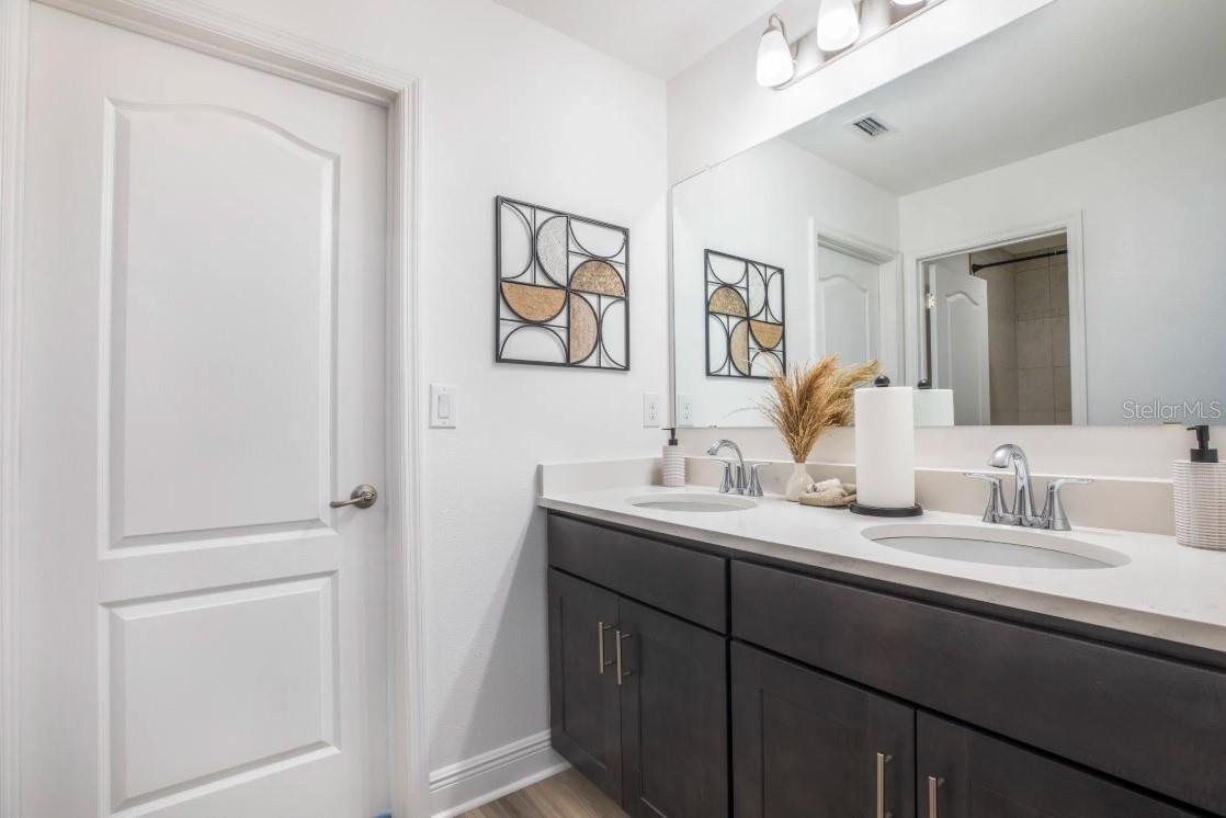 Model home - actual features may vary.