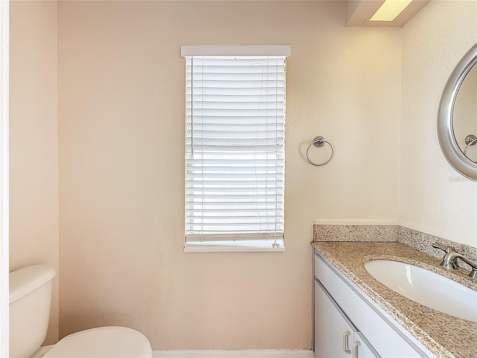 First floor half bath